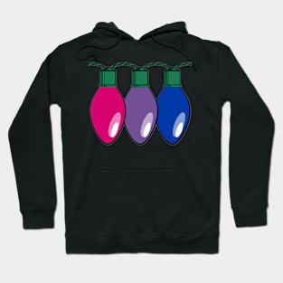 Bisexual Pride Christmas Lights Hoodie